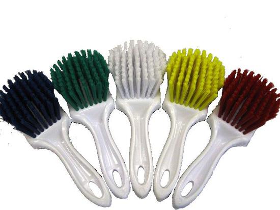 Gong brush - short handle WHITE