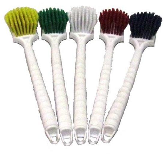 Gong brush - Long handle WHITE