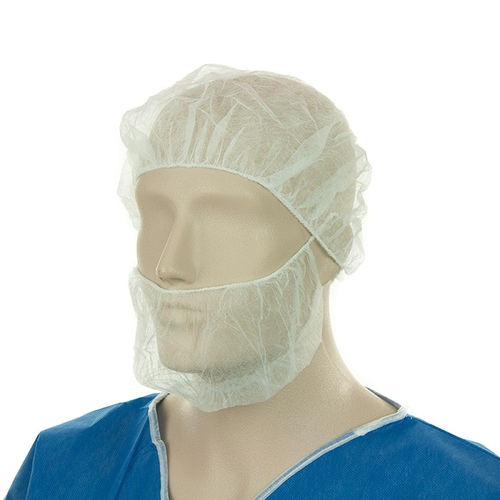 Beard Protector White Double Loop - Bastion