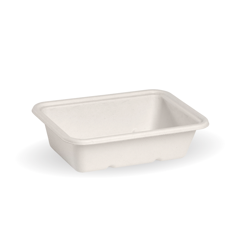 600ml BioCane White Takeaway Base - BioPak