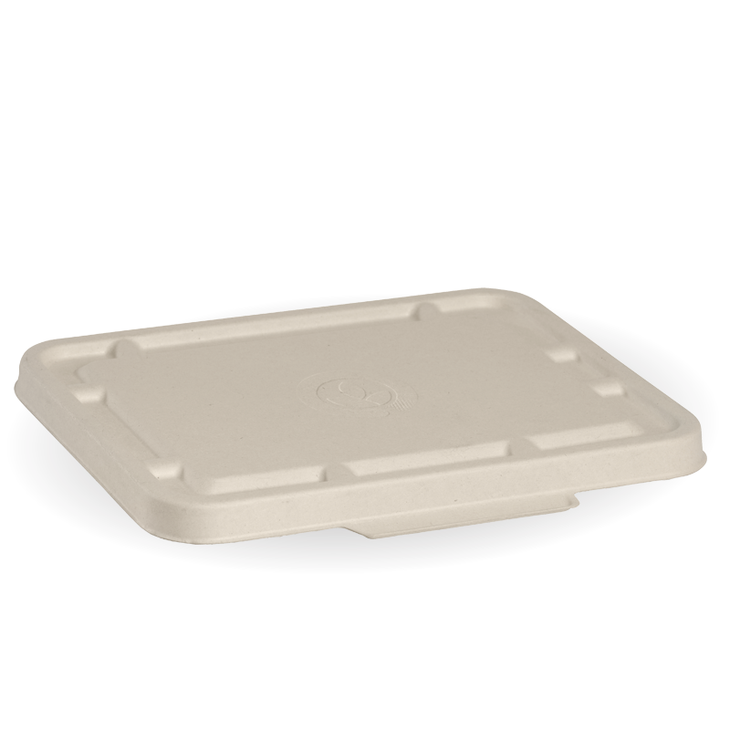 2 & 3 Compartment Natural BioCane Takeaway Lid - BioPak