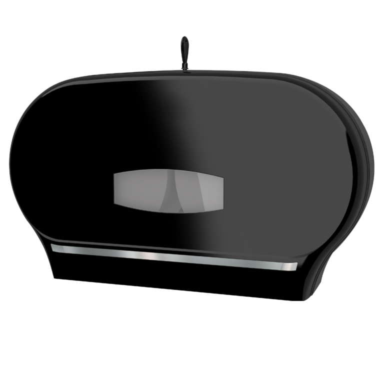 Dispenser for Jumbo Rolls Double Black - Premier Hygiene