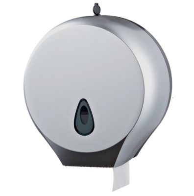 Dispenser for Jumbo Rolls Single Silver - Premier Hygiene