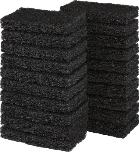 Scrub-A-Dub Pad 6x4 inch / 150x100mm BLACK - Glomesh
