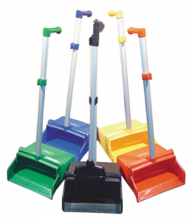 Lobby Dust Pan with L Handle BLUE - Glomesh