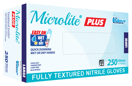 Nitrile Gloves PowderFree Microlite Plus LARGE