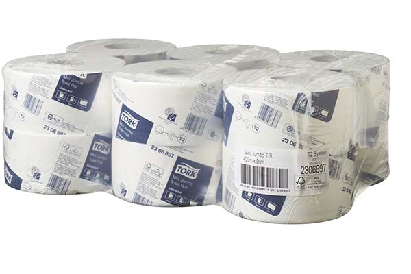 Mini Jumbo Toilet Roll 1Ply - Tork 2306897