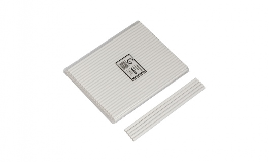 Paper Straws 6mm White - Green Choice