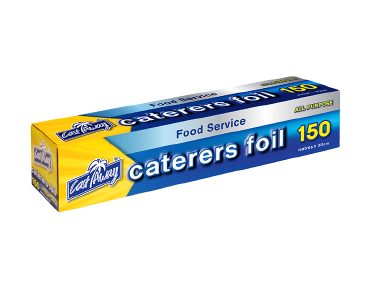 All Purpose Aluminium Caterers Foil 30cm - 150m - Castaway