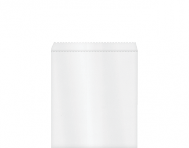 Greaseproof Paper Bags #2 Flat, White - Castaway