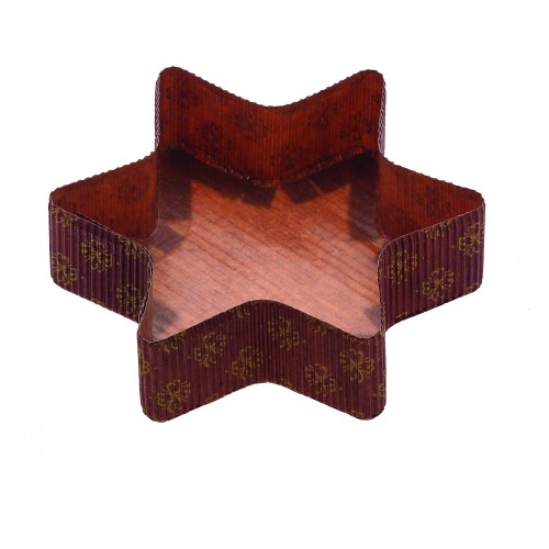 Baking Mould Paper Star Single Serve - Confoil