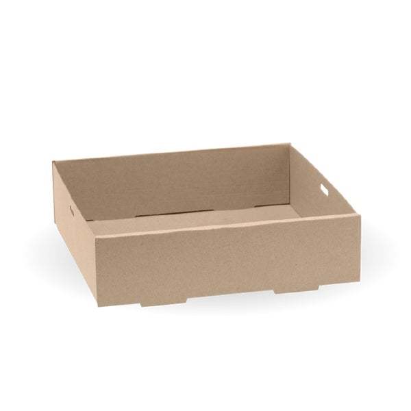 Catering Tray Bases Bioboard Small 22.5x22.5x6cm - Biopak