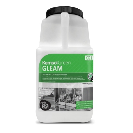 Automatic Dishwash Powder / Crockery Soak 5kg - Gleam / Kemsol Green