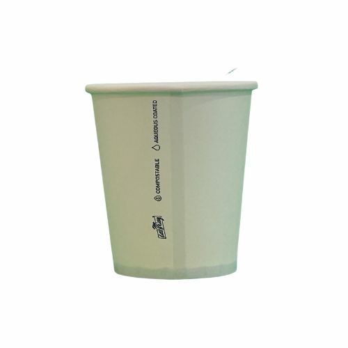 7oz/200ml Eco-Smart' Water Cup, White (73mm) - Castaway