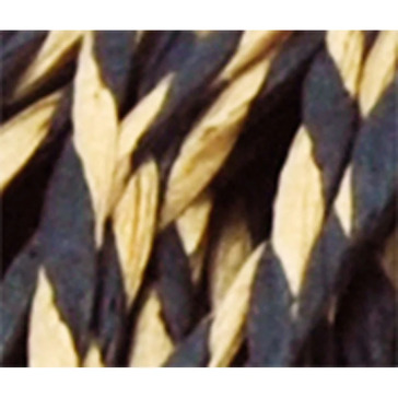 Two Tone Paper Twine 2mm x 100mtrs Blk/Nat - Bee Dee