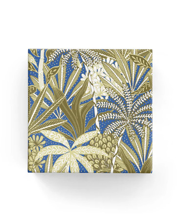 Botanical Gardens on Matte Wrap Olive Blue - Bee Dee