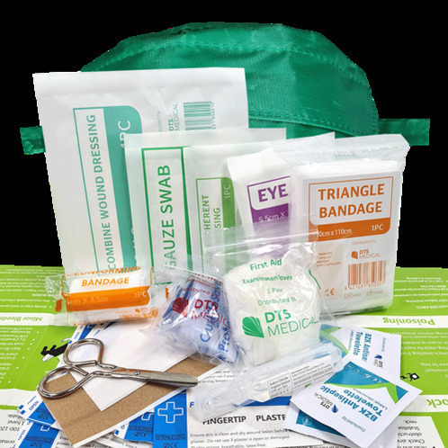 Glove Box First Aid Kit in Semi Circle Bag - DTS Medical