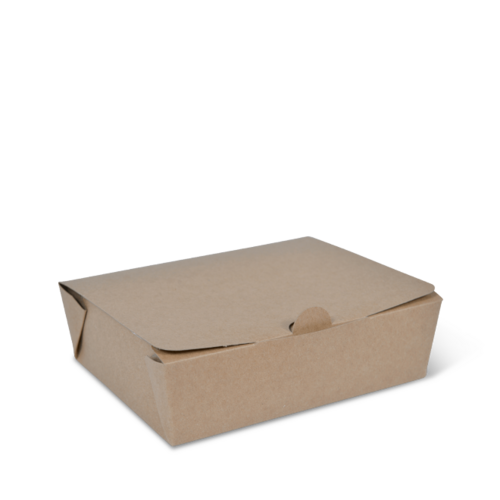 Medium Takeaway Box (800ml) Brown 142 x 111 x 49 - Detpak