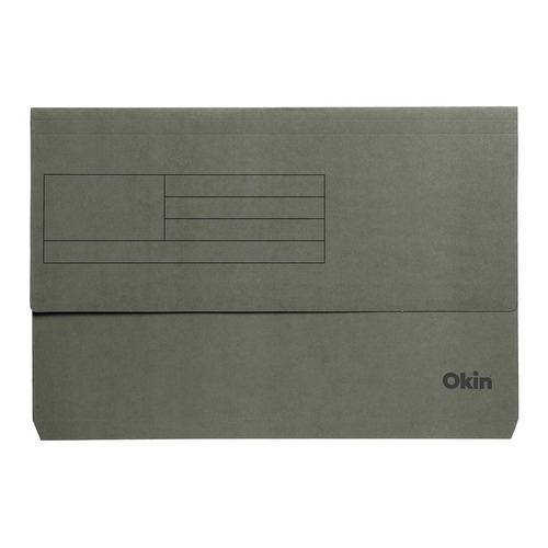 Okin Card Document Wallet FS Grey