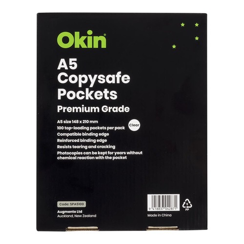OSC Copysafe Pockets Premium A5, Pack of 100