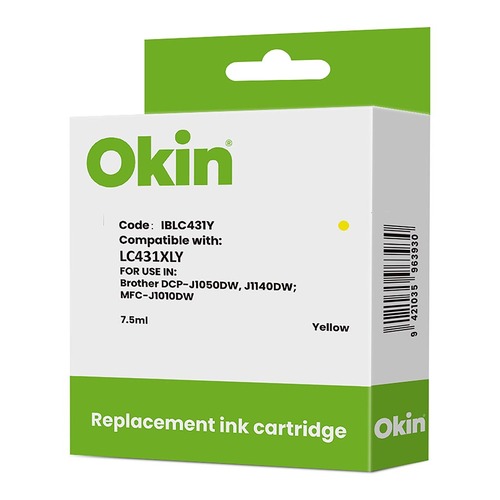Icon Compatible Brother LC431XL Yellow Ink Cartridge