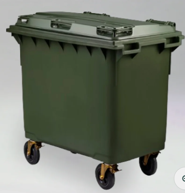 Wheelie Bin 660L Green