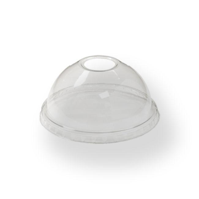 Banquet PET Clear Dome Lid: 12 - 24 oz