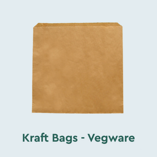 Vegware Kraft Bags | Eco-Friendly Paper Bags NZ