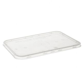 Rectangle Lid to suit 500ml to 1000ml PP - Uni-Chef
