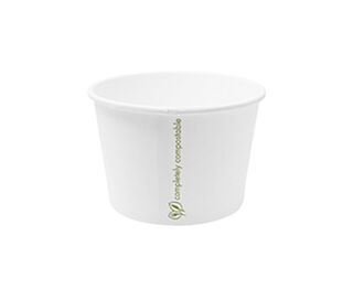 Hot Container White 16oz 560ml, Carton 500 - Vegware