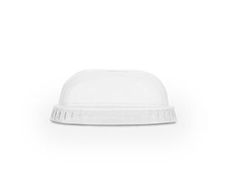Cold Cup PLA Dome Lid with Straw Slot 76mm - Pack 50