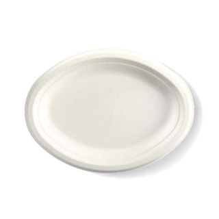 Plate Oval 10.25x7.75" BioCane - BioPak