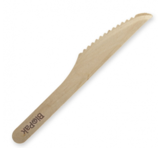16cm Wooden Knife - BioPak