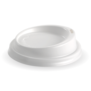 6, 8, 10 &12oz PS Small Lid White - BioPak
