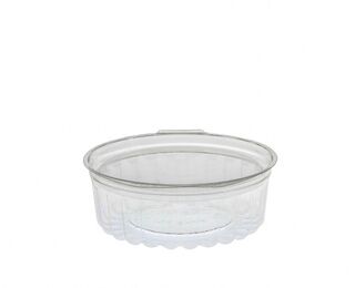 Sho-Bowl 250ml/8oz Flat Lid - Unipak