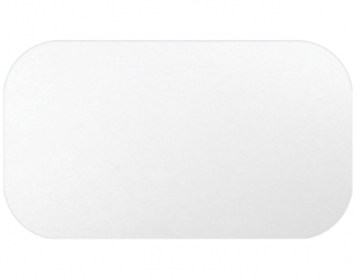 Medium Rectangular Take-Away Container Lids (suit CA-RFC445, CA-RFC446) - Castaway