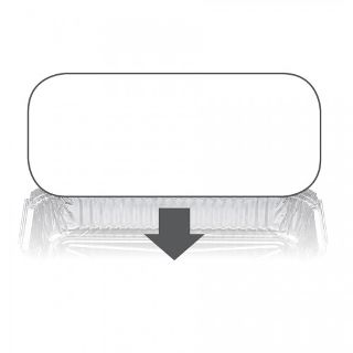 Ovenable Foil Container Board Lid 7227LB - Confoil