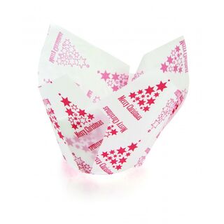 Texas Muffin Wrap - Christmas (500 ctn) - Confoil