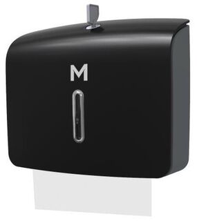 Slimfold Towel Dispenser - Black, 300 Sheet Capacity  - Matthews