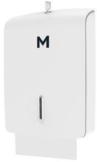 Tall Slimfold Towel Dispenser - White, 500 Sheet Capacity  - Matthews