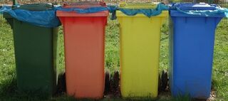 Bin Liners/Rubbish Bags 380X320X900-40 BLUE LGE.GARB.TOT.WRAP.50 - Flexoplas