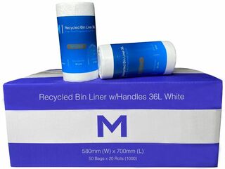Recycled Bin liner with handles 36L - Matthews