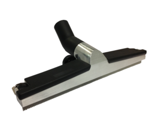 WESSEL WERK GRD370 RUBBER FLOOR TOOL 38MM X 370MM WIDE - ALUMINIUM/BLACK - Filta