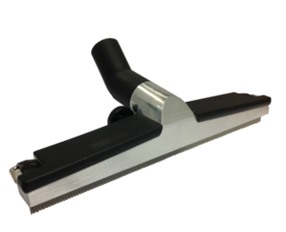 WESSEL WERK GRD370 RUBBER FLOOR TOOL 40MM X 370MM WIDE - ALUMINIUM/BLACK - Filta