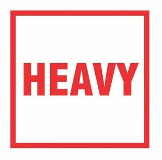 Heavy Handling Label - White/Red, 99mm x 99mm Carton 12