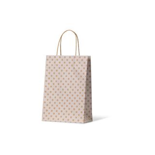 White Spot Kraft Junior Paper Bag - Bee Dee