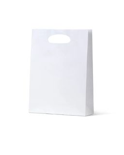 Paper Dcut White Kraft Bag - Small - 200/Ctn - Bee Dee