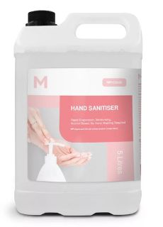 Flowing Hand Sanitiser - Clear, 5L Refill Bottle - Matthews
