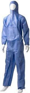 SMS Coverall Type 5/6 - Blue, L, 50gsm *Breathable Coverall - Matthews