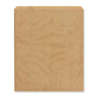 # 8'' Flat Brown Bag 50gsm (360x255) Pack 500 - Gratpak